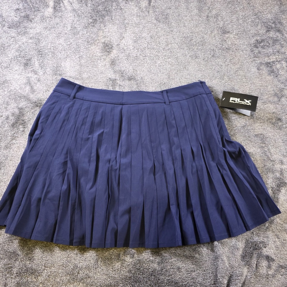 RLX Ralph Lauren 15" Full Pleated Performance Skort Size L Tennis Pickleball